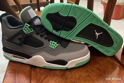 4 505 Retro BestValue 308497-033  Green Jordan Glow 0813